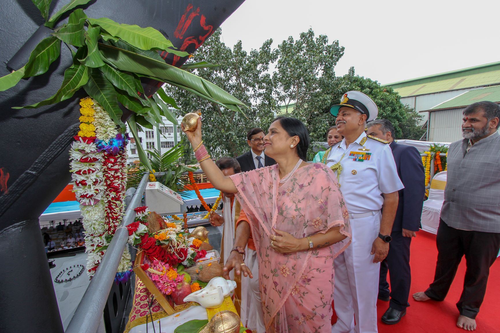 Launching Ceremony of Taragiri (Y-12653) Third Advanced Stealth Frigate of P17A-11th Sep 2022123